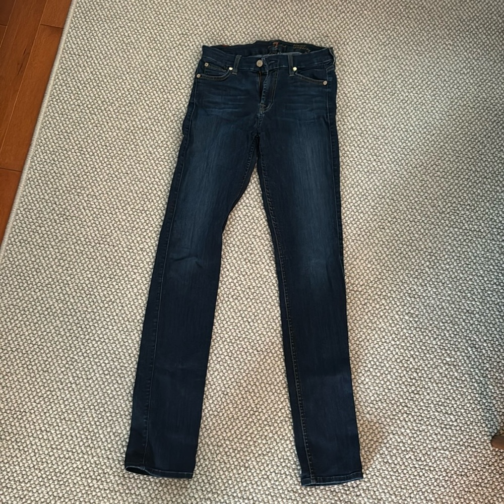 7 for all mankind kimmie straight leg denim 27